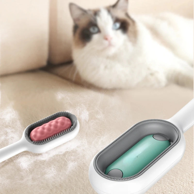 Hair Remover Brush Long Cat Dog Brush Pet Silicone Pet comb Cleaning Brush