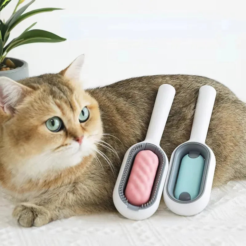 Hair Remover Brush Long Cat Dog Brush Pet Silicone Pet comb Cleaning Brush