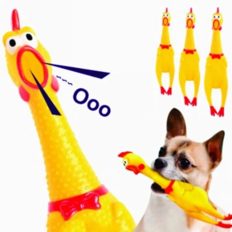 Chicken Chicken Rubber Teeking Pet Dog Makes Noise/Dog Toys